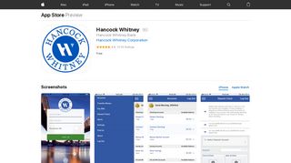 Hancock Whitney on the App Store - iTunes - Apple