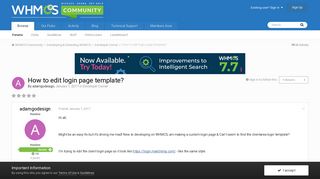 How to edit login page template? - Developer Corner - WHMCS ...