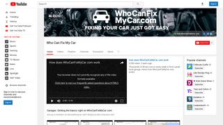 Who Can Fix My Car - YouTube