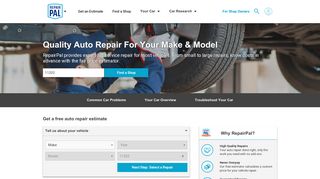 RepairPal: Car Repair Estimates | Auto Shop & Mechanic Reviews