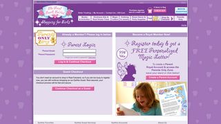 Already a Member? Please log in below - Real Tooth Fairies Shopping