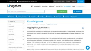 Logging into your webmail - Knowledgebase - WhoGoHost