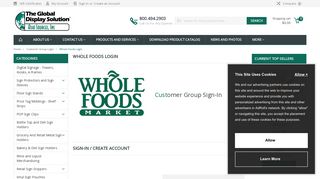 Whole Foods Login - The Global Display Solution