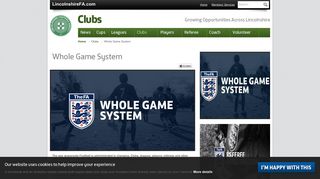 Whole Game System | LincolnshireFA