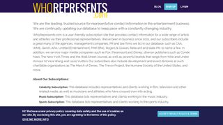 About | WhoRepresents?com