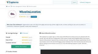 WhosOnLocation Reviews and Pricing - 2019 - Capterra