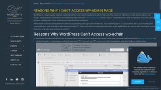 Cannot Access My WordPress Site: Solutions | Mobilunity