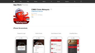 CIMB Clicks Malaysia on the App Store - iTunes - Apple