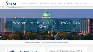 Wisconsin Medicaid Members - BadgerCare Plus Members - MTM Inc