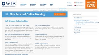 Personal Online Banking - WIB St Maarten