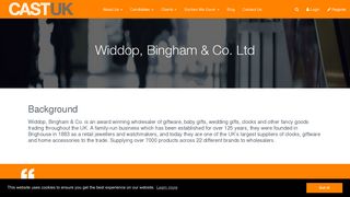 Widdop, Bingham & Co. Ltd | Cast UK Client Case Study - Cast UK
