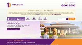 Our Company | Previously Wide Bay Australia | Auswide Bank