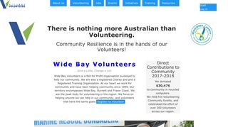 Wide Bay Volunteers - Log In