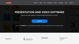 Presentation and Video Software for your business | Wideo