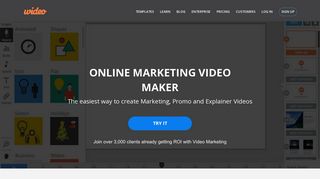 Create Marketing Videos online in minutes - Wideo