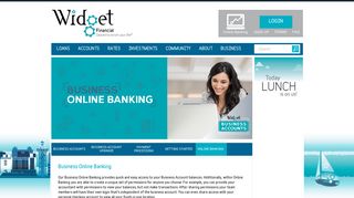 Business Online Banking | Widget Financial - Erie, PA