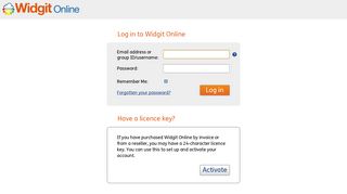 Log in - Widgit Online