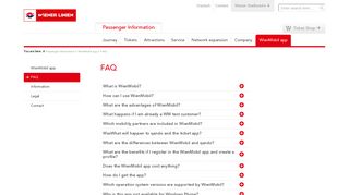 FAQ | WienMobil app | Passenger Information | Wiener Linien