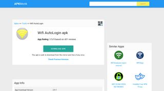 Wifi AutoLogin Apk Download latest version 2.9.1- com.kcoapps.tools ...