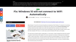 Fix: Windows 10 will not connect to WIFI Automatically - Appuals.com