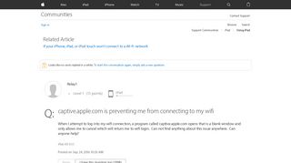 captive.apple.com is preventing me from c… - Apple Community