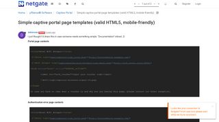 Simple captive portal page templates (valid HTML5, mobile-friendly ...
