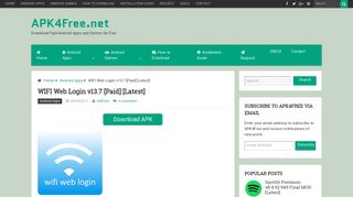 WIFI Web Login v13.7 [Paid] [Latest] | APK4Free.net