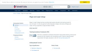 Wigan and Leigh College - Complete University Guide