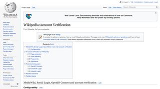Wikipedia:Account Verification - Wikipedia
