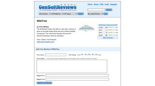 WikiTree « Genealogy Software Reviews