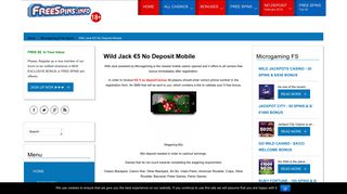 Wild Jack Casino | €5 No Deposit Mobile Bonus - Free Spins