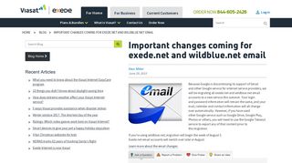 Important changes coming for exede.net and wildblue.net email ...