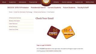 Check Your Email | Bethune-Cookman University