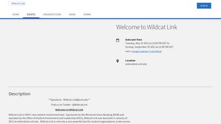 Welcome to Wildcat Link - Wildcat Link