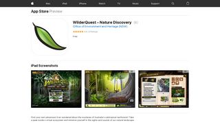 WilderQuest – Nature Discovery on the App Store - iTunes - Apple