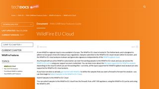 WildFire EU Cloud - Palo Alto Networks