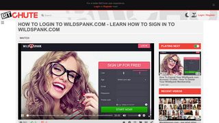 How To Login To WildSpank.com - Learn How To Sign In To ...