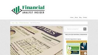 Wiley CFA Exam Review - Financial Analyst Insider