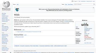 Wilife - Wikipedia