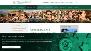 Admission & Aid | William & Mary