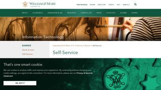 Self-Service | William & Mary