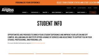 Current Students - William Angliss