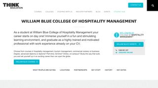 William Blue College of Hospitality Management | Think Education ...