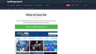 William Hill Casino Club - review - bettingexpert