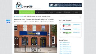 How to access William Hill abroad: Beginner's Guide - VPN Compare