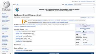 Williams School (Connecticut) - Wikipedia