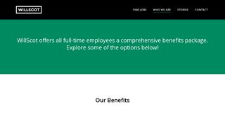 Benefits - Willscot Careers