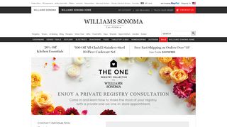 Enjoy a Private Registry Consultation | Williams Sonoma