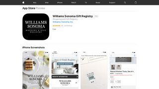 Williams Sonoma Gift Registry on the App Store - iTunes - Apple