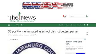 33 positions eliminated as school district budget passes | News ...